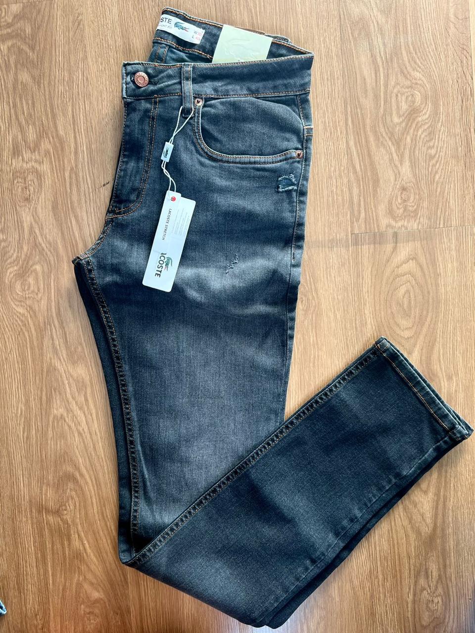 Calça jeans Lacoste Cinza