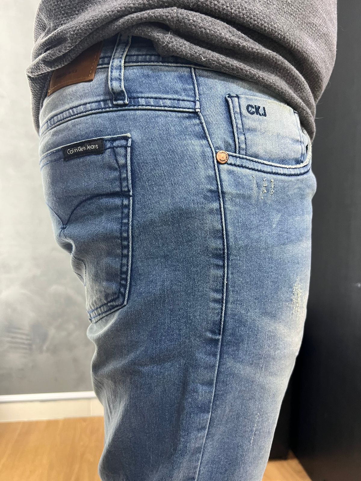 Calça Jeans Calvin Klein Azul