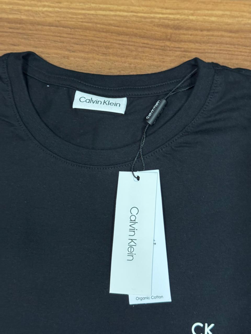 Camiseta Seda Pima Calvin Klein Preto
